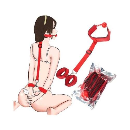 Adult Game Erotic Sex Toys BDSM Bondage Handcuffs Products Harness Restraint Fetish Slave SM for Woman Couples Irritant Supplies