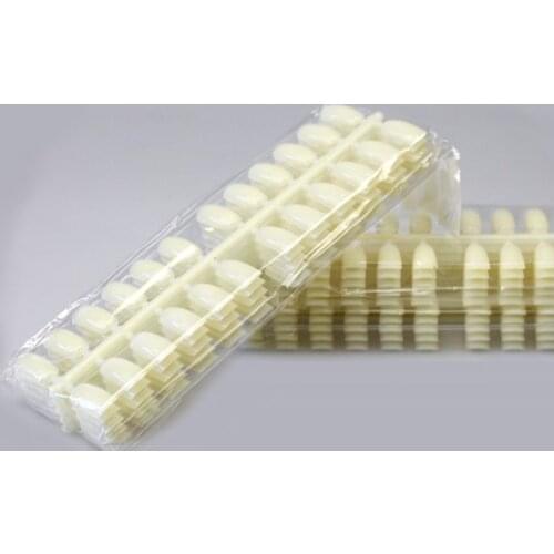 5PCS 120 Tips Sticks False Nail Art Display Chart Natural Color Card Fake Nail Tip Polish Practice Palette Tools