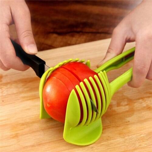 Tomato Slicer Fruits Cutter Stand Utensilios Pastry Cake Grip Clamp Lemon Shreadders Slicer Kitchen Accessories Cozinha