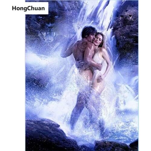 Couple 5D DIY square/round diamond painting cross stitch needlework home decoration mural mosaic diamond embroidery gift