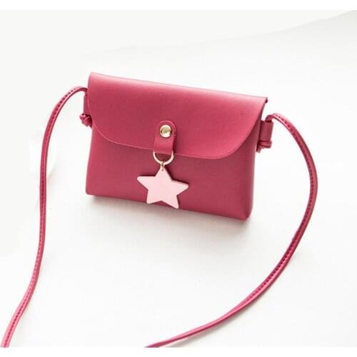 Newest Style Fashion Kid Girl PU Leather Crossbody Small Bag Body Cross Bag Shoulder Bag