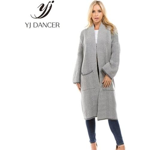 2018 winter New Plus Size Fashion Women Casual Warm Oversize Trench coat Houndstooth Woolen coat Windbreaker Womans Ljj0223