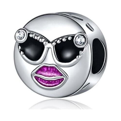 Plata de ley Love Gift Grandma Santa bead charms fit Original Bracelet Jewelry DIY beads ENM664