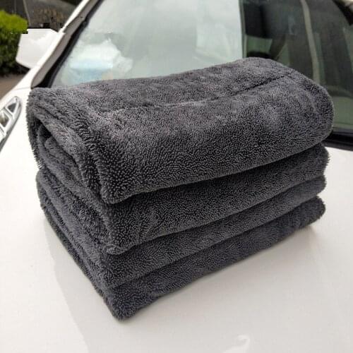 40*40CM 60*90CM Woven Cloth Car Wash Towel Microfiber Towel Absorbent 1200GSM Car Cleaning Drying Cloth Voiture Auto