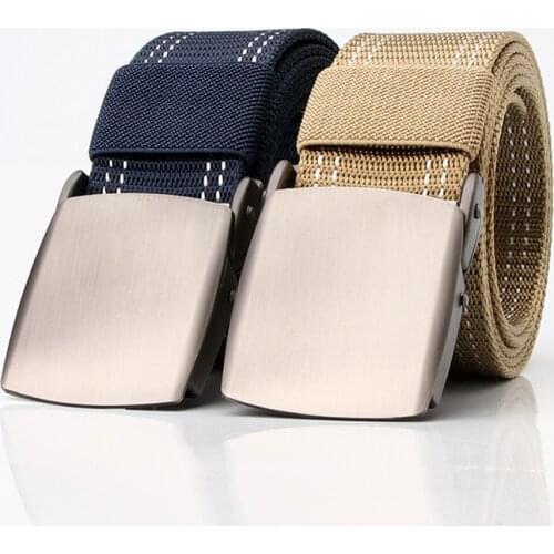 Men and Women Belt Tactical Sports Pants Belt Casual Ladies Nylon Canvas Belt Military Training Outdoor Student Belt Width Style