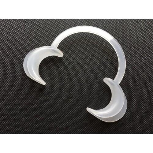 10pcs/bag Dental Teeth Whitening Cheek Retractor Mouth Transparent Clear Large size New