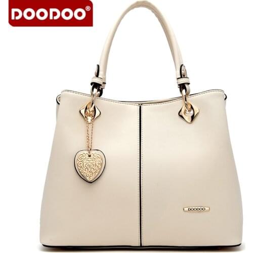 DOODOO 2018 Famous Brand Luxury Women Designer Handbag High Quality Brand Vintage Women PU leather handbags Femininas Designer