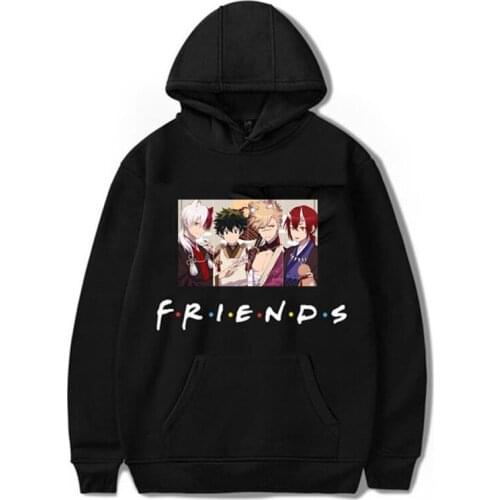 Anime My Hero Academia Bakugou Hoodies Sweatshirt Men Women Winter Warm Pullover Oversized Hooded Streetswear Female Hoodies