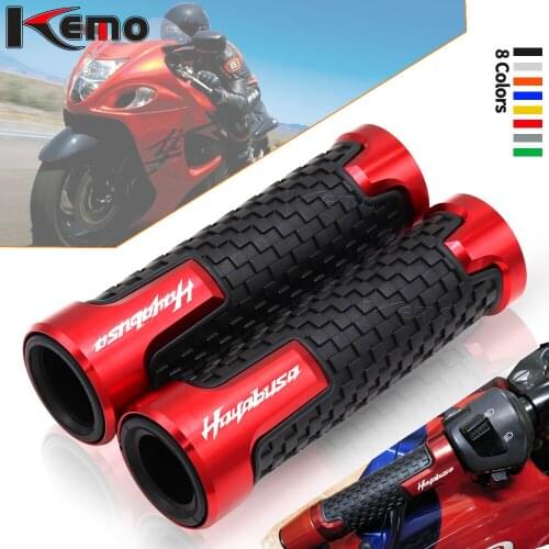 For SUZUKI HAYABUSA 7/8" 22mm Universal Motorcycle Accessories CNC Aluminum Handlebar Hand Grips Handle Bar End Grip