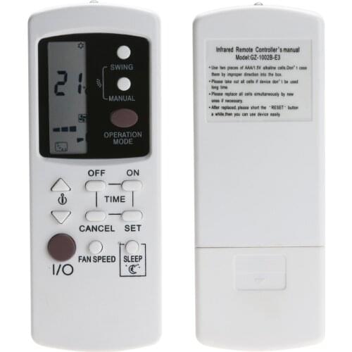 Universal Air Conditioning Remote Control for Galanz GZ-1002A-E3 GZ-1002B-E1 GZ-1002B-E3 GZ01-BEJ0-000 air Conditioner
