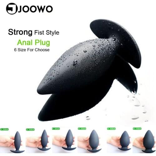 Waterproof Huge Anal Plug Both For Women Men Gay Butt Plug Prostate Stimulation Sex Toys 6 Size