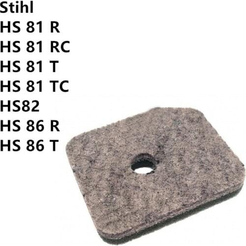 1Pcs Air Filters For Stihl HS 81 R/ HS 81 RC/ HS 81 T/ HS 81 TC/ HS82/ HS 86 R/ HS 86 T Chainsaw Hedge Trimmers Replace
