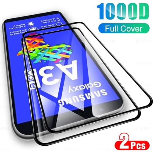 2Pcs Full Cover Tempered Glass For Samsung Galaxy A3 Core Glasses Protective Glas For Sansung Samsong A 3 A3Core Protection Film
