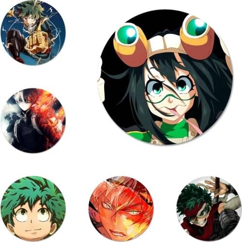 Anime My Hero Academia Icons Pins Badge Decoration Brooches Metal Badges For Backpack Decoration 58mm