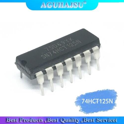 10PCS 74HCT125N SN74HCT125N 74HCT125 DIP original