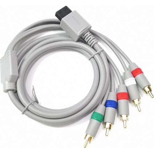 1080P Component Cable HDTV Audio Video AV 5RCA Cable Game Converter Adapter Cord Wire Extension Lines for Nintendo Wii Accessory