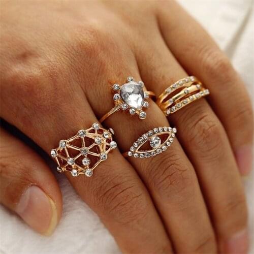 ALIUTOM Rings With Cubic Zirkonia For Women