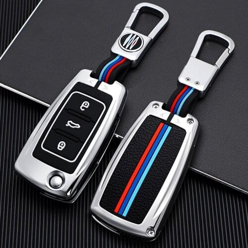 Car Key Cover Case for VW Golf Polo Passat Scirocco Tiguan for Skoda Octavia Seat 3Buttons Smart Remote Keychain Shell Meta Case