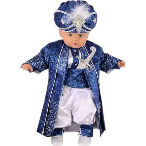 White Baby Prince Circumcision Gown
