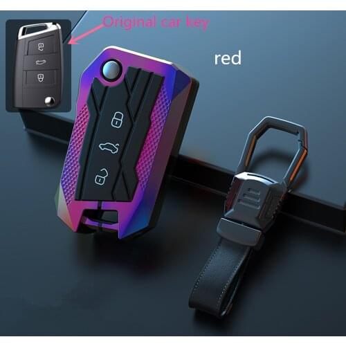 Car Key Shell Key Case Cover For Volkswagen VW Golf 7 MK7 Tiguan mk2 for Skoda Octavia 3 A7 Kodiaq Seat Leon 5F MK3 Ateca