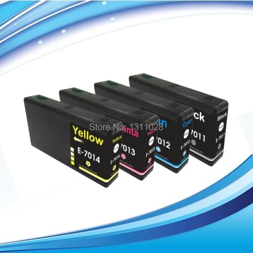 INK WAY 4PCS T7021-T7024 for WP-4000 Series WP-4500 Series WP-4015DN WP-4515DN WP-4095DN WP-4025DW WP-4535DW WP-4595DNF etc