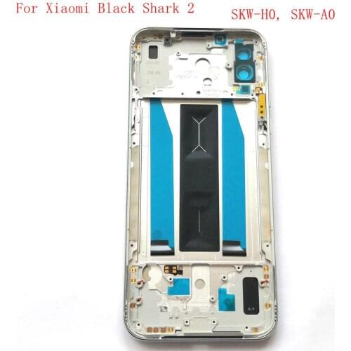 For xiaomi black shark 2 Battery cover back rear door housing For SKW-H0 SKW-A0 back frame glass spare parts