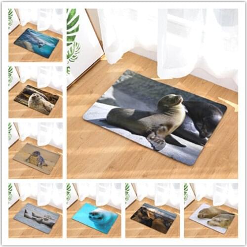 The Seal Floor Mats Living Rooms Anti-slip Carpet for Bedroom Kitchen Bathroom Rug Welcome Mats for Front Door