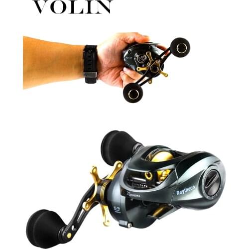 Volin NEW Baitcasting Fishing Reel 12KG 9-speed Magnetic Brake System Japan NMB 10+1 BB 6.3:1 High Speed Saltwater & Freshwater