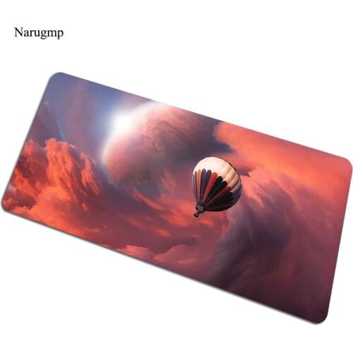 Hot Air Balloon mouse pad Sunbeam Computer mat 800x400x3mm gaming mousepad Sunshine padmouse keyboard games pc gamer desk