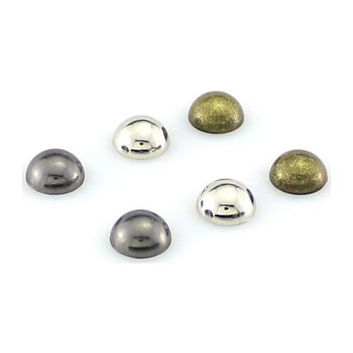 20sets 11x5mm Round Metal Punk Rivets For Leather Craft Mushroom Studs and Spikes For Clothes Handmade DIY Accessory