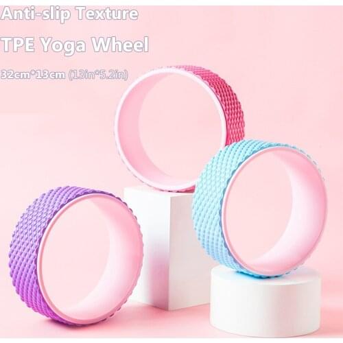 Massage Yoga Wheel Back Training Circle Waist Shaping Bodybuilding Equipment Health Yoga Training Accessories Yoga Wheel