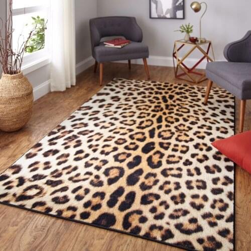 Cute Leopard 3D Printed Carpets For Kids Bedroom Game Rugs Home Floor Mat Cartoon Animals Series Carpet Child Area Room Rug Play