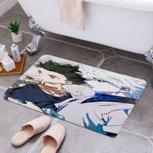 Gon Killua Cheaper Anti-slip Modern Area Rugs Living Room Balcony Bathroom Printed Carpet Doormat Hallway Bath Mat