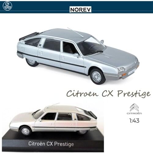NEW NOREV 1/43 Scale CITROËN CX TURBO 2 PRESTIGE 1986 - FOX GREY METALLIC Diecast Toys Cars Model for collection gift