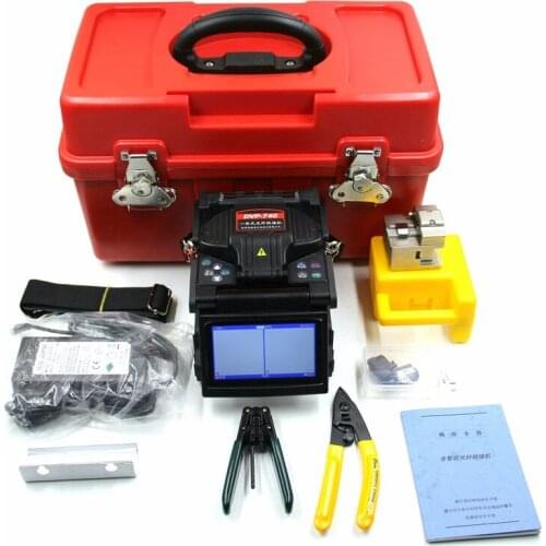 DVP-740 FTTH Optical Fiber ARC Fusion Splicer Original Multi-language FTTH Fiber Optic Splicing Machine Fusion Splicer