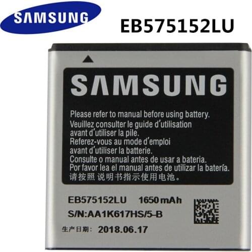 SAMSUNG Original Replacement Battery EB575152LU For Samsung Galaxy S I9000 i9001 I9003 I589 I8250 I919 D710 I779 i9105 1650mAh