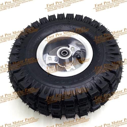 3.00-4 Electric Scooter Front Wheel with QIND tyre Alloy Rim hub and inner tube wheels Gas scooter bike motorcycle