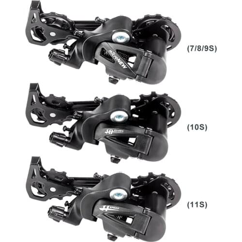 Plastic Steel Bicycle Rear Derailleur Bike Rear Trigger Shifter Shift Lever Cycling Parts Riding Accessories 7/8/9S 10S 11S