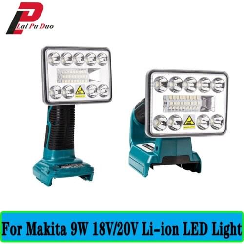 Suitable For Makita Pistol Portable Tool Light LED light Used For Makita 18V Li-ion Battery BL1830 BL1860 BL1845 LXT400