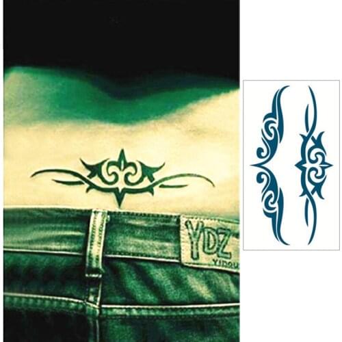 SHNAPIGN Long section Flash Tattoo Hand Sticker 10.5*6cm Small Waterproof Henna Beauty Temporary Body Sticker Art FREE SHIPPING