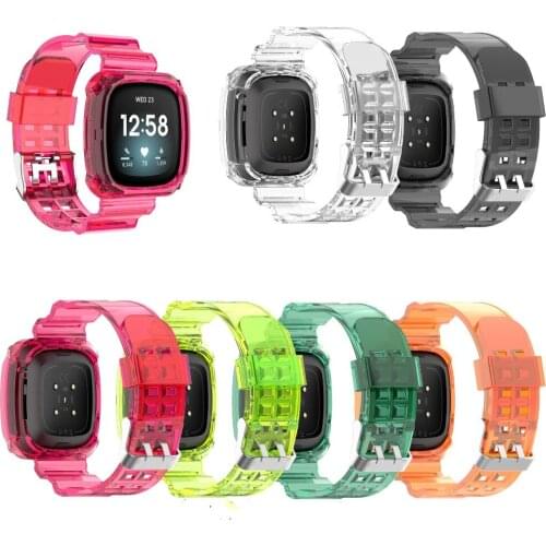 Replacement Fitness Smart Watch Soft Silicone Strap Bands Wristbands Strap For Fitbit Versa 3