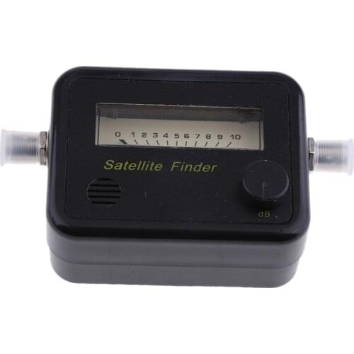 13V~18V Satellite Finder With Analog Meter For Direc TV JS-SF01 Easily Calibrate The Optimum Signal,Black
