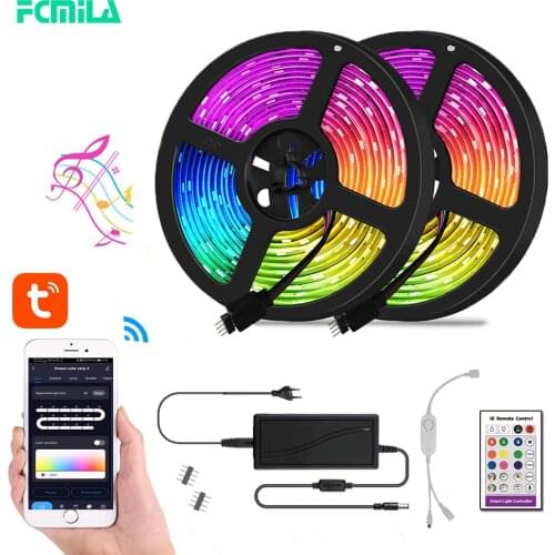 Dreamcolor Strip Light 10m 600LED RGBIC WiFi Wireless Smart Light Strip Works with Alexa Google Assistant App Control Music Sync