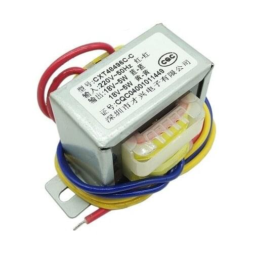 Power Transformer 10W 10VA 220V to 18V/5W 18V/5W Independent Double Winding Output AC
