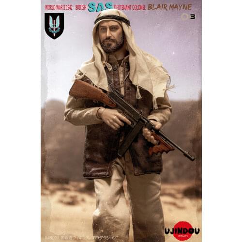 UD9003 1/6 WWII 1942 BRITISH SAS LIEUTENANT COLONEL BLAIR MAYNE Male Soldier 12'' In Stock