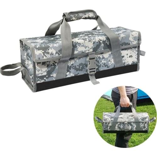 Outdoor Multifunctional Camouflage Toolskit Clutch Bag Folding Camping Sundries Handbag