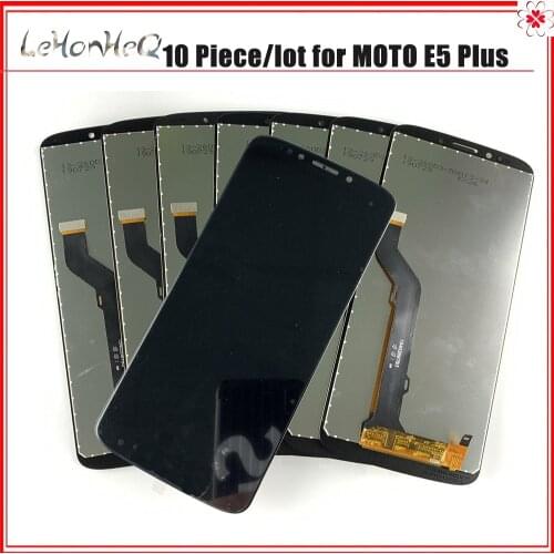 100% Tested 10 Piece/lot Lcd for Motorola Moto E5 Plus Xt1924 Lcd Display Touch Screen Digitizer for Moto E5 Plus Lcd Screen