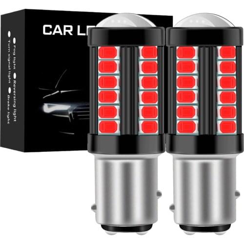 2Pcs 1156 BA15S P21W LED P27W 7440 W21W W21/5W LED Bulb 1157 Bay15d P21/5W LED Auto Signal Lamp Brake Reverse Car Light Amber