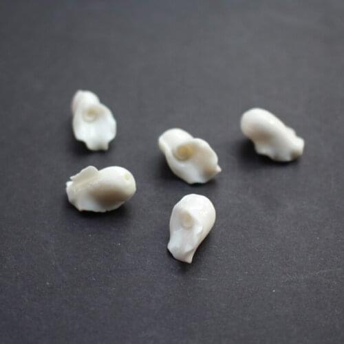 20pcs White Calla Beads Artificial coral beads 7mm*14mm for Jewelry making