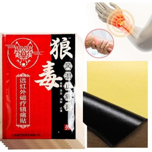 24Pcs Wolf Venom Pain Relief Patch Rheumatoid Arthritis Muscle Lumbar Pain Orthopedic Soreness Medical Plaster Body Massager
